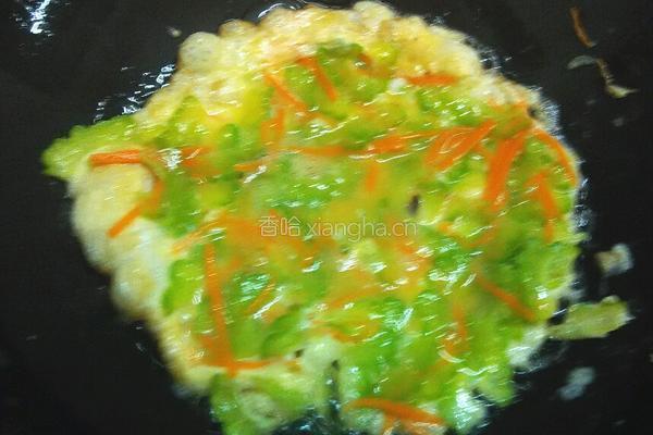 苦瓜煎蛋的做法图解3
