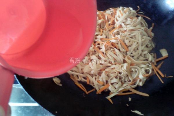 千张炒肉的做法图解11