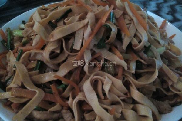 千张炒肉的做法图解15