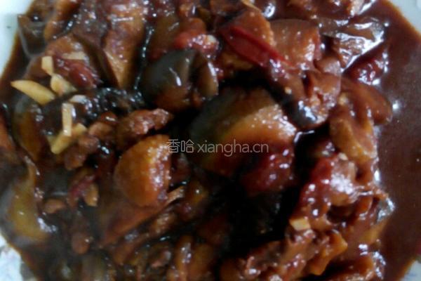 西红柿肉片熬茄子