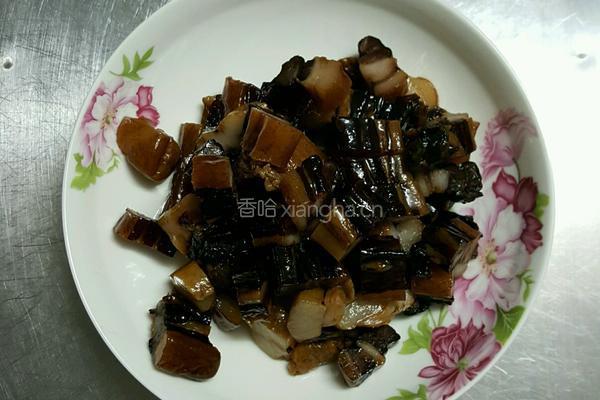 凉瓜炒腊肉的做法图解2
