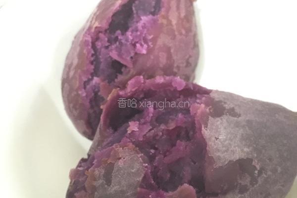 减肥零食紫薯的做法图解1