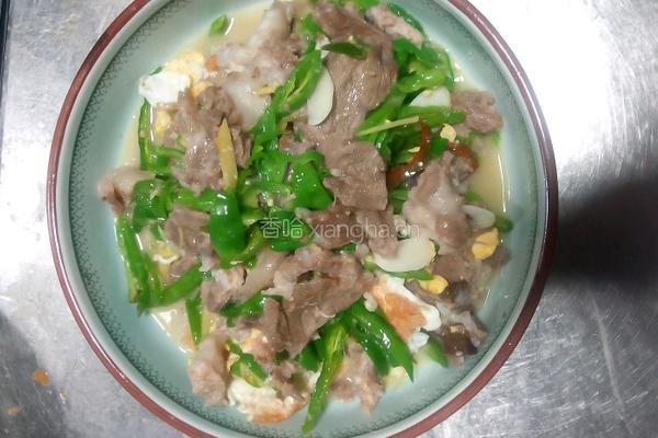 猪头肉焖鸡蛋