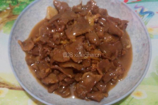 炒猪舌的做法图解5