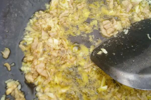 肉末炒豇豆的做法图解5