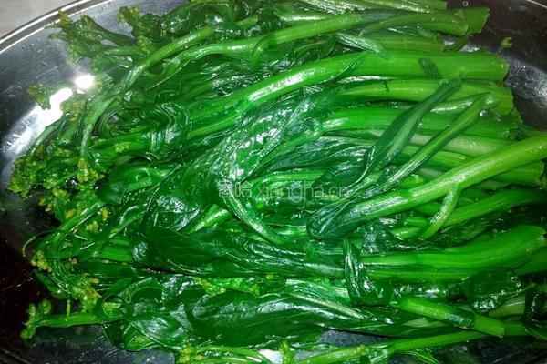 蒜蓉菜心的做法图解5