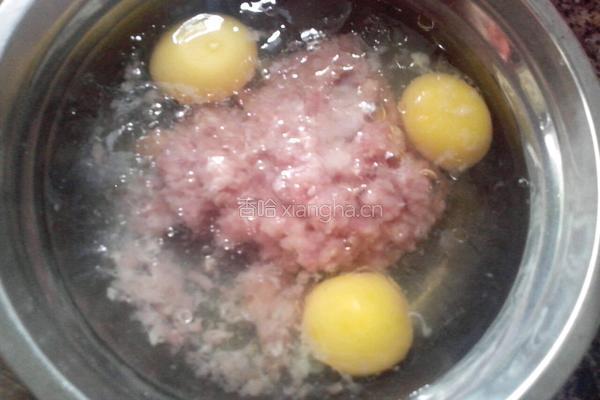 肉末蒸鸡蛋羹的做法图解3