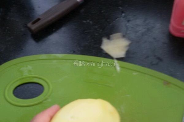 土豆丝的切法的做法图解2