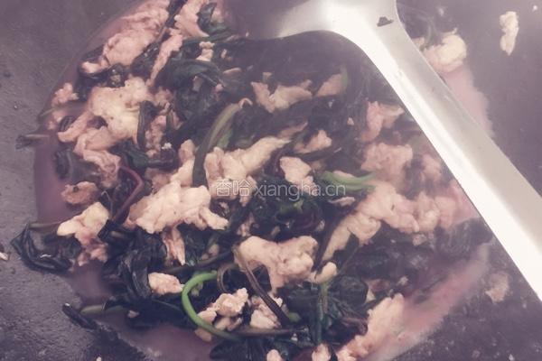 减肥午餐，玉米和苋菜炒鸡蛋的做法图解7