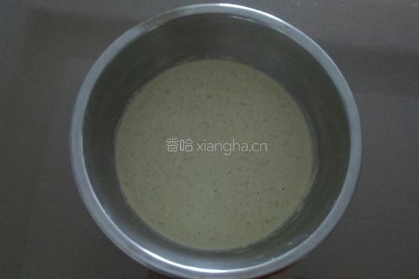 黄秋葵煎饼的做法图解3