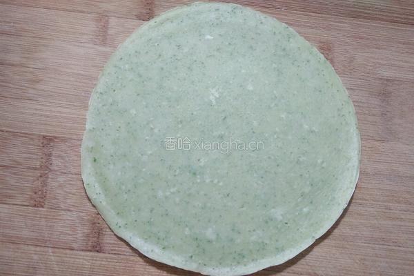 黄秋葵煎饼的做法图解6