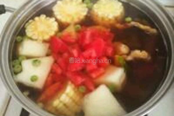 日式海鲜蔬菜锅加泰式冬阴功的做法图解4