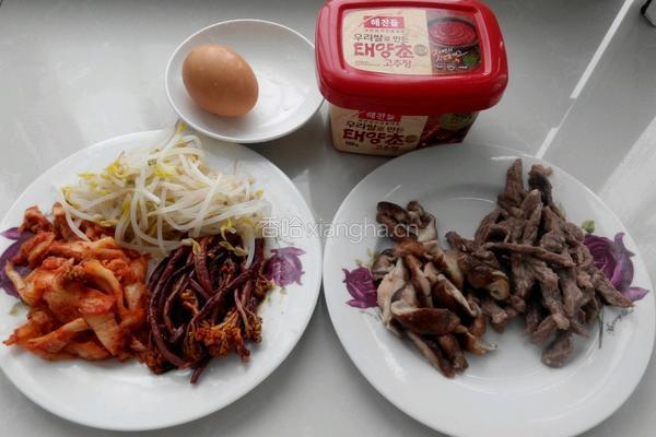 韩式石锅拌饭的做法图解4