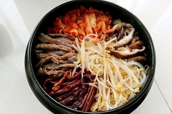 韩式石锅拌饭的做法图解6