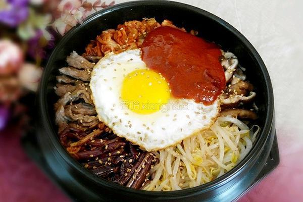韩式石锅拌饭的做法图解9