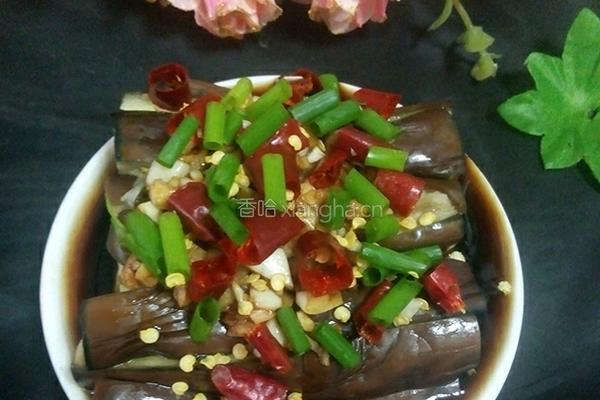 麻油蒜香拌茄子