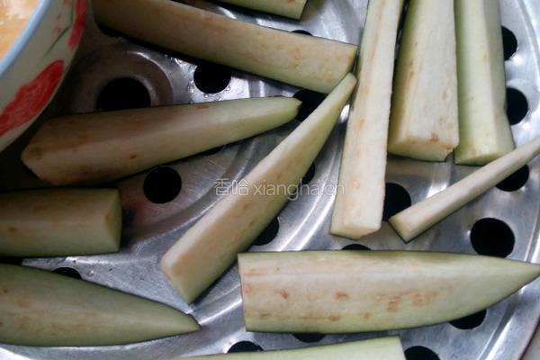 麻油蒜香拌茄子的做法图解3