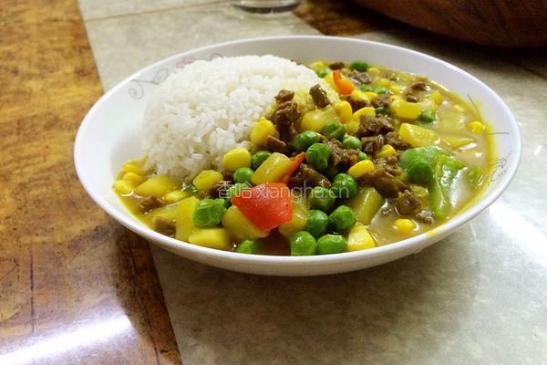 咖喱牛肉饭的做法图解9