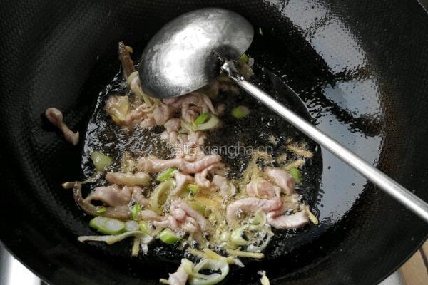 青椒肉丝的做法图解4