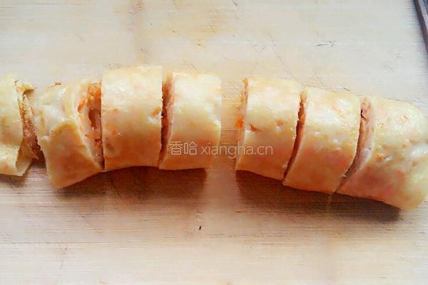 胡萝卜虾皮厚蛋烧的做法图解10