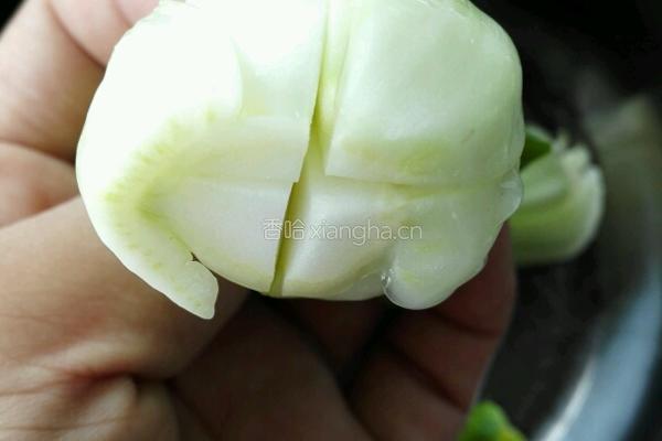 青菜香菇肉的做法图解4