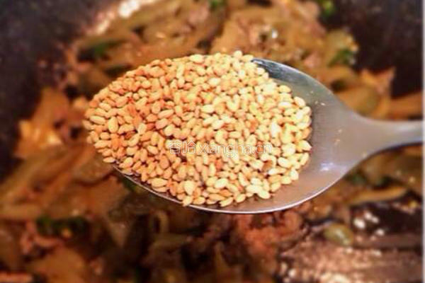 榨菜丝炒肉末的做法图解7