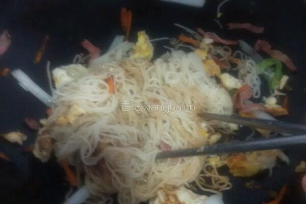 三丝蛋炒面的做法图解8