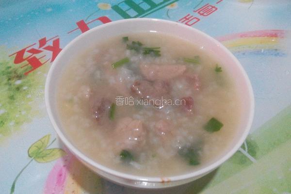 猪肝瘦肉粥的做法图解6