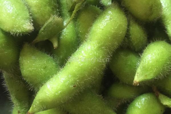 盐水毛豆的做法图解1