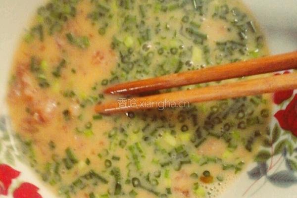 鸭蛋瘦肉饼的做法图解4