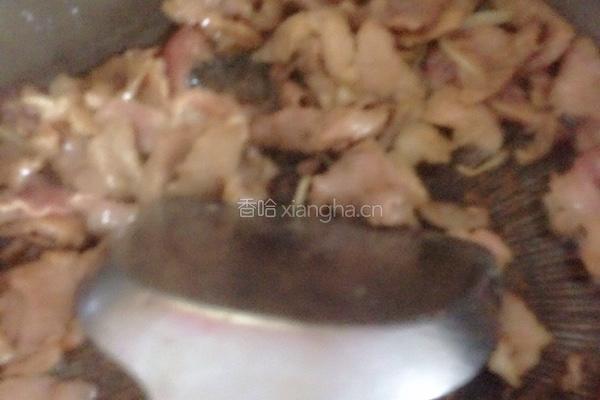 双椒炒肉的做法图解3