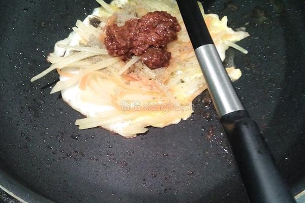 肉松土豆鸡蛋饼的做法图解9
