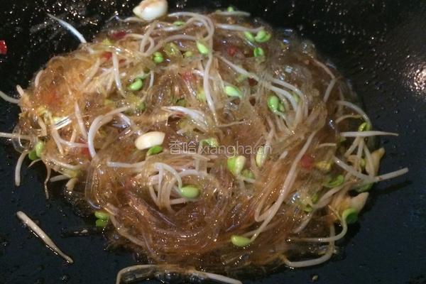 豆芽炒粉条的做法图解6