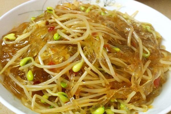 豆芽炒粉条的做法图解7