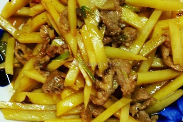 酱香肉片烧土豆条