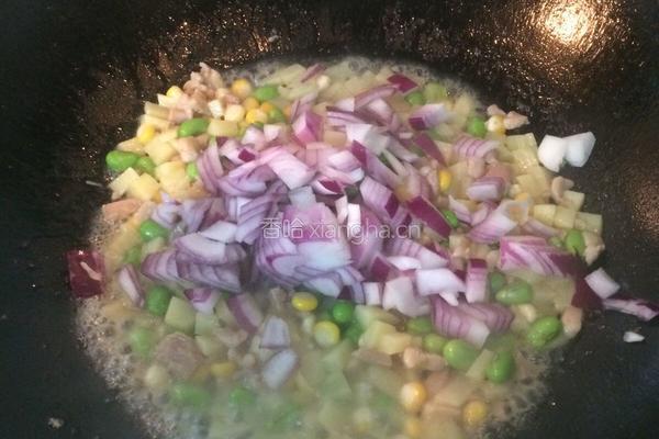 咖喱鸡肉炒饭的做法图解7