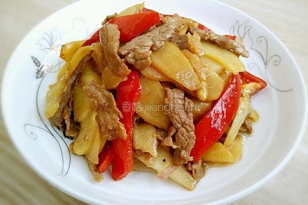嫩姜炒肉的做法图解9
