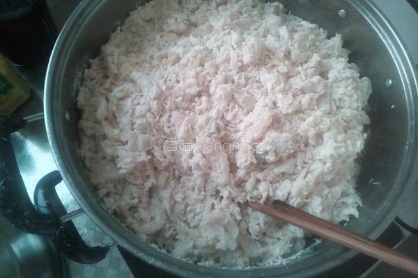 白菜炒拨烂子的做法图解4
