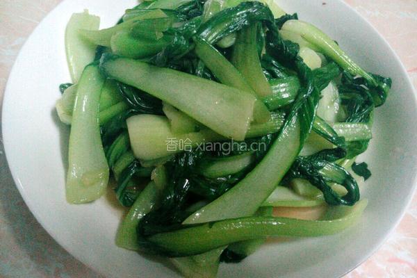 蒜蓉炒小油菜