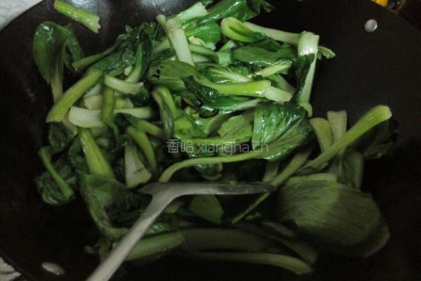 蒜蓉炒小油菜的做法图解2