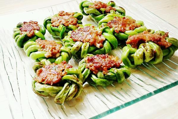 豇豆酿肉的做法图解9