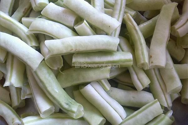 白豆角炒肉的做法图解5