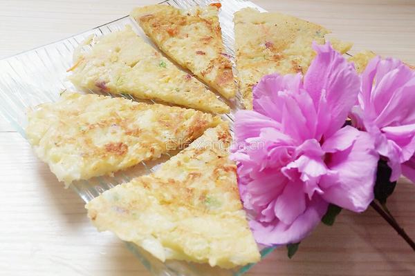 土豆丝鸡蛋摊饼的做法图解10