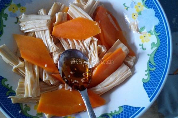 红油腐竹的做法图解6