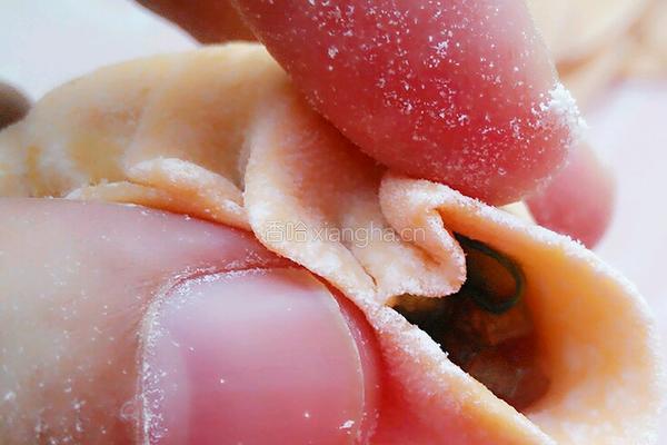 胡萝卜皮猪肉芹菜水饺的做法图解6