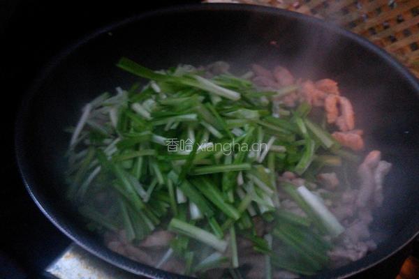 韭菜炒肉条的做法图解6
