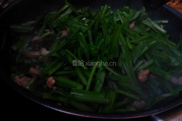 韭菜炒肉条的做法图解7