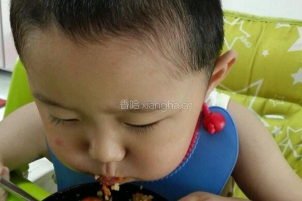 培根蛋炒饭的做法图解7