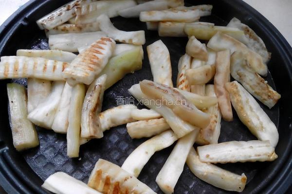 凉拌煎茄泥的做法图解4