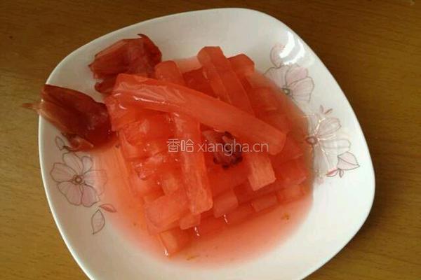 胭脂冬瓜的做法图解4